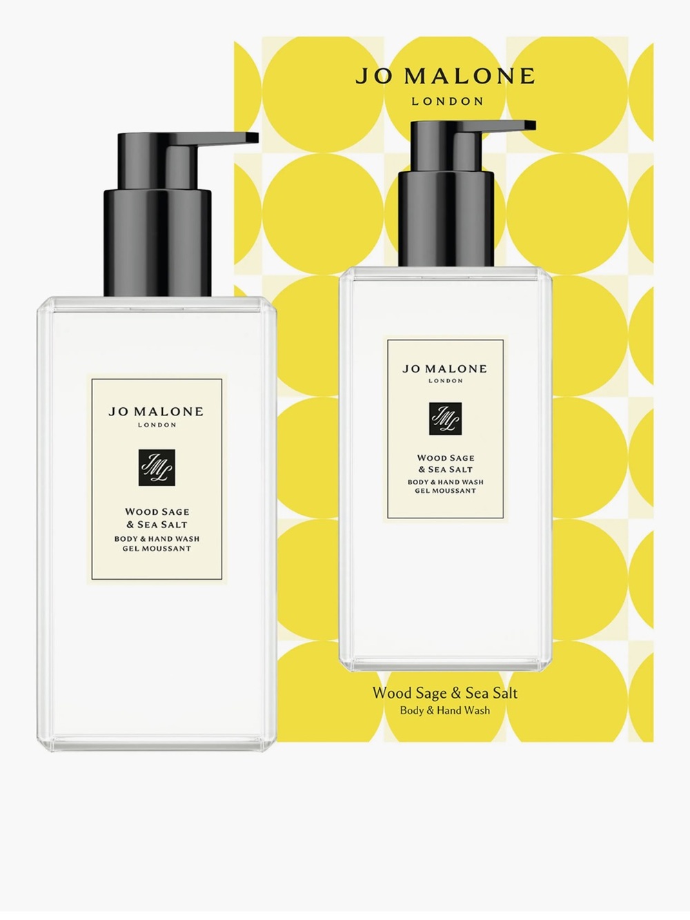 Jo Malone Jumbo Wood Sage & Sea Salt Body & Hand Wash $110 Value